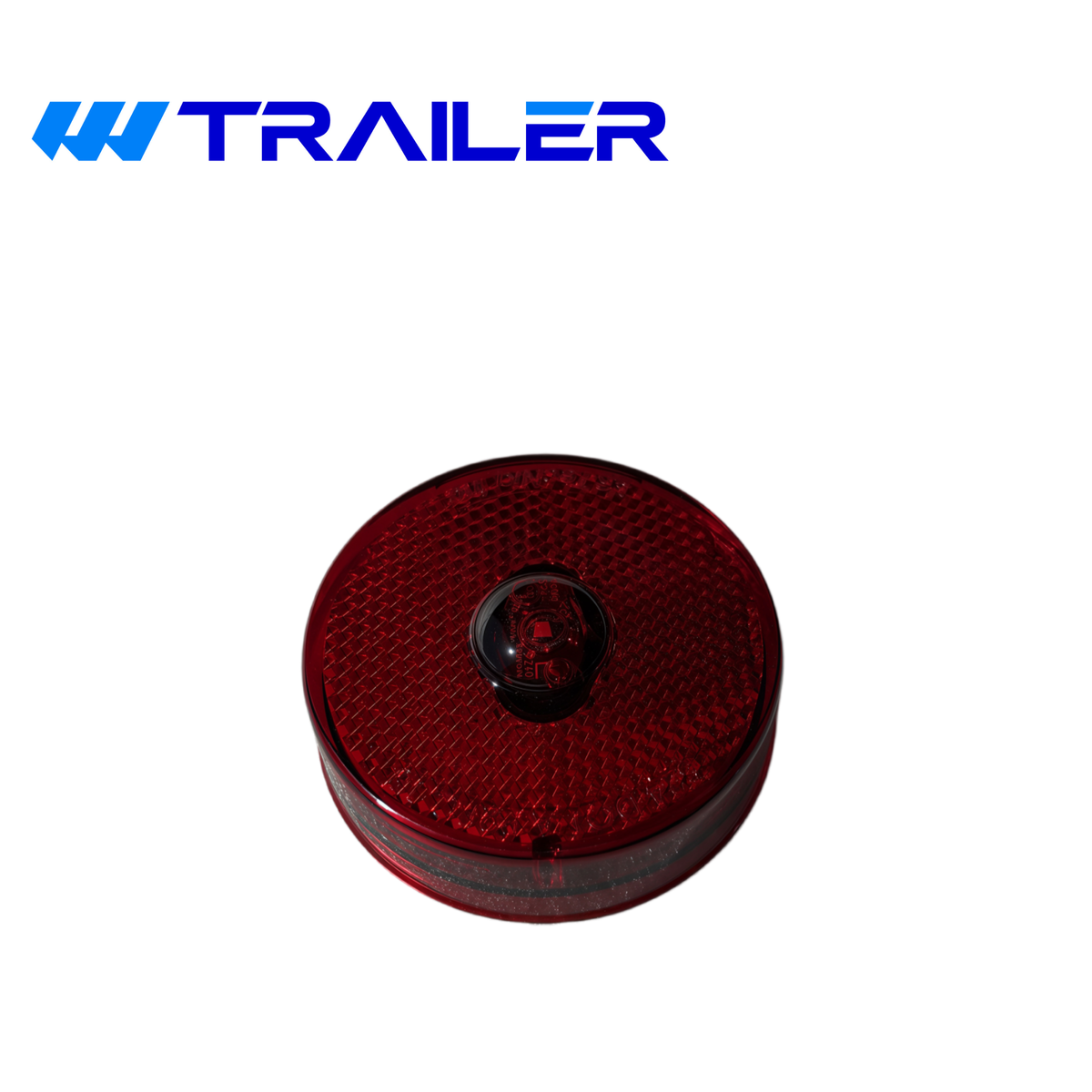 TecNiq 2.5" Round Red LED Side Marker Light with Reflector, Pack of 4, S24-RR00-1