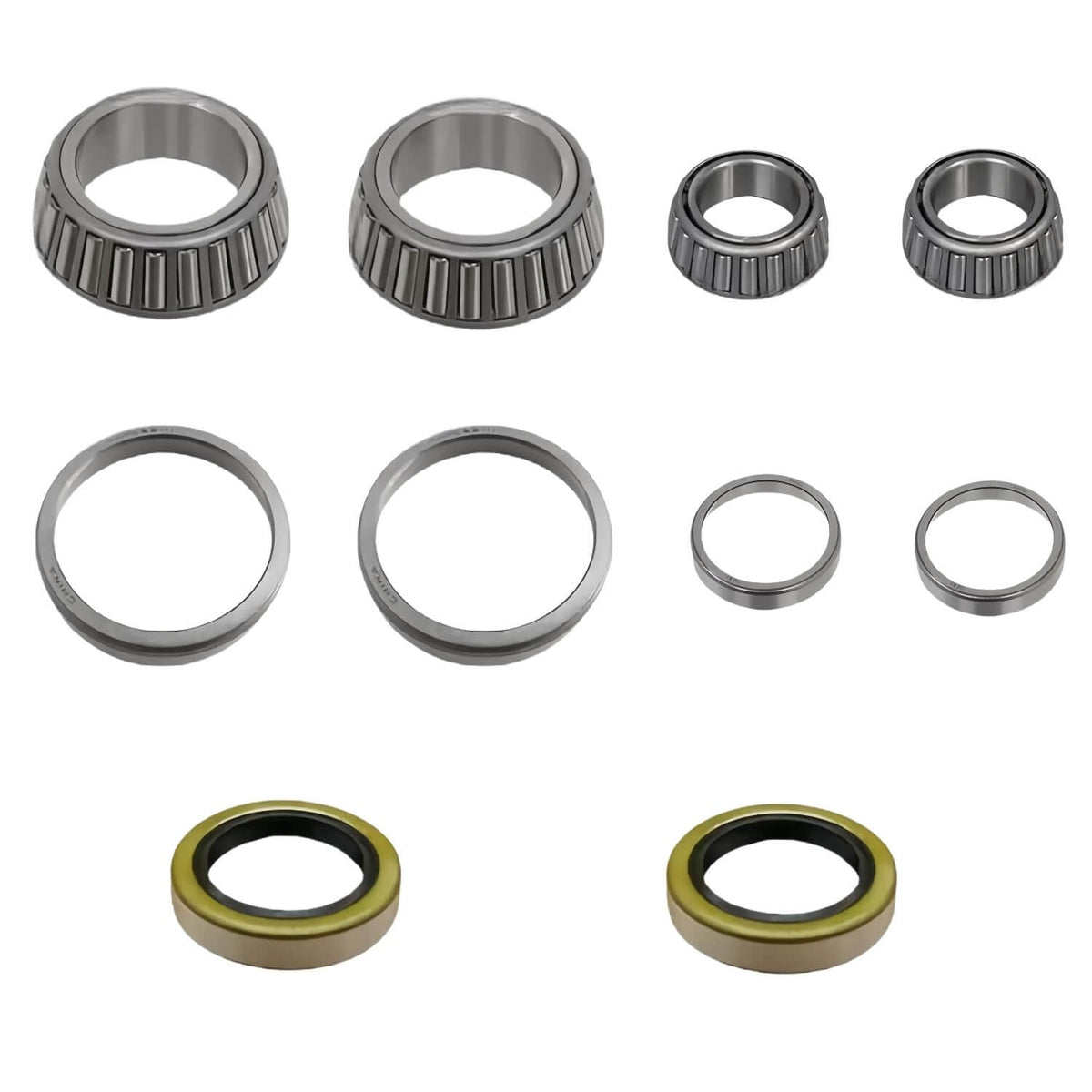2 Sets Trailer Bearing Kit for 10,000 lb Axles