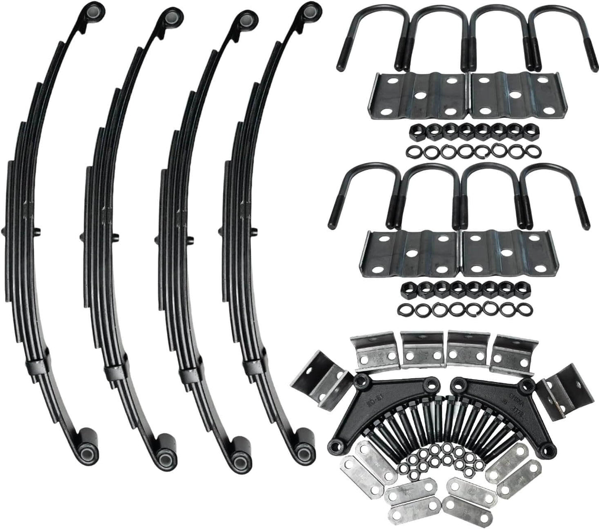 5,200–6,000 lb Axles 25.25" 5-Leaf Double Eye Trailer Springs