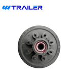 DEXTER 7K  Pre-Greased Trailer Hub & Drum Kit - 8 on 6-1/2" Bolt Pattern, 1/2"-20 Studs, E-Z Lube (K08-219-1G)
