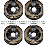 7K Trailer Axles,12"x2" Self-Adjusting Electric Brake Kit, for 7K Trailer Axles, Replaces Dexter, Fits 5-Bolt Flange, 15–17.5" Wheels-Trailer Supplies