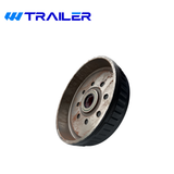 DEXTER 7K  Pre-Greased Trailer Hub & Drum Kit - 8 on 6-1/2" Bolt Pattern, 1/2"-20 Studs, E-Z Lube (K08-219-1G)