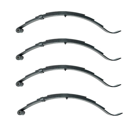 2,000 lb axle 24-5/8" 4-Leaf Slipper Trailer Springs 1-3/4" Wide-Trailer Supplies