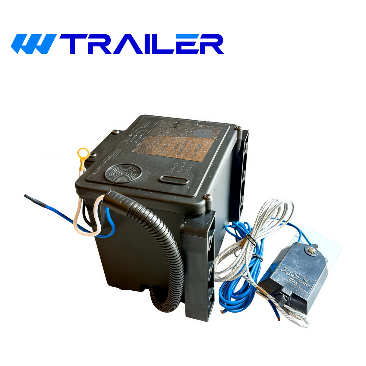 JAMMY LED Flange-Mount Trailer Breakaway System with 12V 5Ah Battery, Junction Box & Breakaway Switch (J-BWEK-V2)