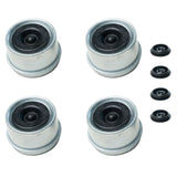 3500 Trailer Axles reaseable Dust Caps with Rubber Plug-Trailer Supplies