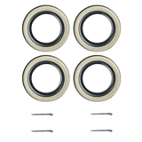5,200–6,000 lb Trailer Axles 2.125" ID × 3.376" OD Double Lip Grease Seals with Cotter Pins-Trailer Supplies