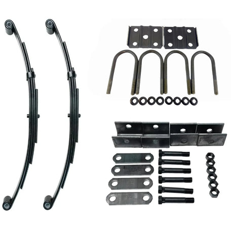 3,500 lb Axles 25.25" 4-Leaf Double Eye Trailer Springs 1-3/4" Wide