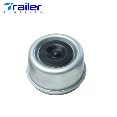 5,200–6,000 lb 6 on 5.5” Trailer Axles 2.44" OD, 1.5" H –Greaseable Dust Caps with Rubber Plug-Trailer Supplies