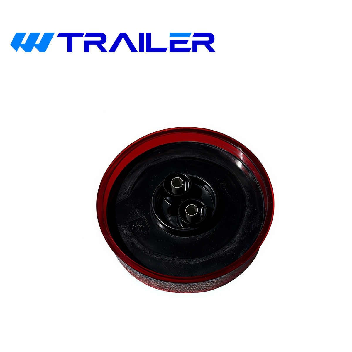 TecNiq 2.5" Round Red LED Side Marker Light with Reflector, Pack of 4, S24-RR00-1