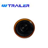 TecNiq 2.5" Round Amber LED Side Marker Light with Reflector, Pack of 4, S24-AA00-1