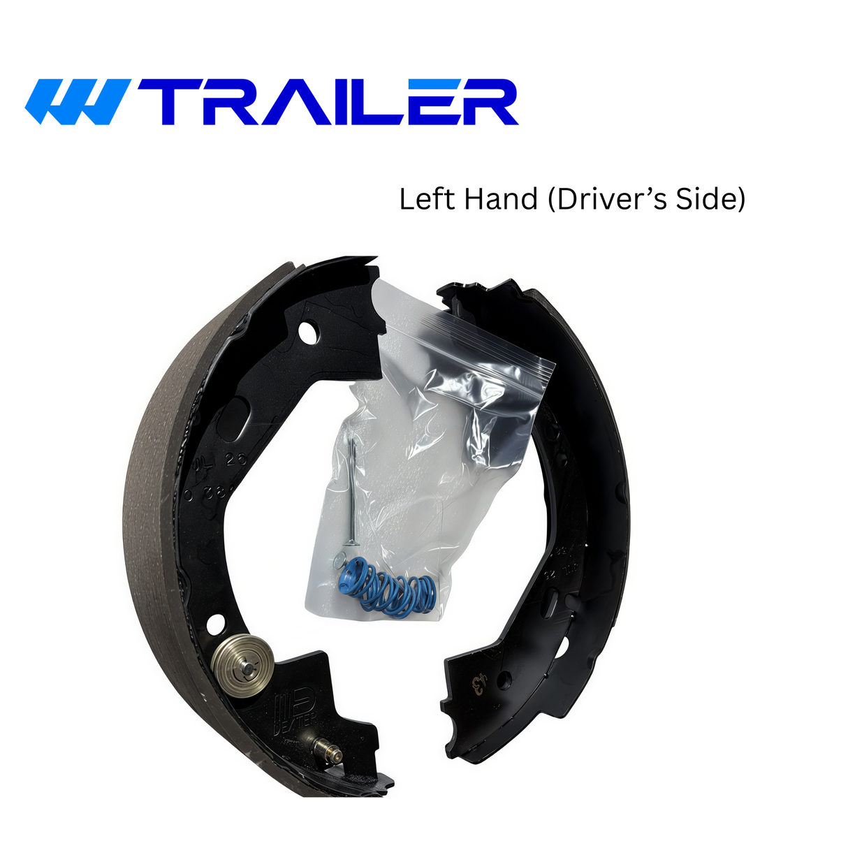 DEXTER Forward Self-Adjusting Brake Shoe and Lining Kit - 10" x 2-1/4" for 3.5K Trailer Axles (Model: K71-681 / K71-682)