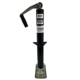 5,000 LBs Capacity,A-Frame Trailer Jack, 15-Inch Vertical Travel, Top-Wind Handle with Foot Plate, Black – Trailer Supplies