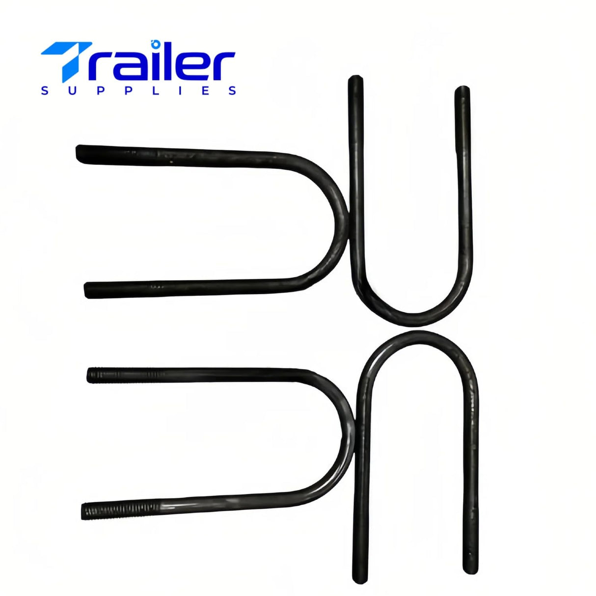 5,200–7,000 lb Axles, Fits 3" Round Axle, 9/16"-18 Thread Grade 5 U-Bolt Kit –7” U-Bolts
