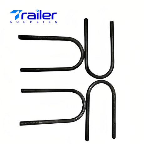 5,200–7,000 lb Axles, Fits 3" Round Axle, 9/16"-18 Thread Grade 5 U-Bolt Kit –7” U-Bolts
