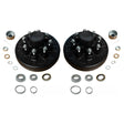 7,000 lb Axles 12"x2" – 8 on 6.5", 9/16" Studs, Brake Drums