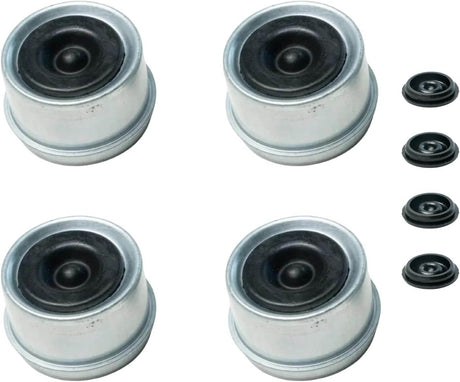 3500 Trailer Axles reaseable Dust Caps with Rubber Plug-Trailer Supplies