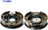 3,500 lb Axles,10"x2-1/4" Self-Adjusting Electric Brake Assemblies,4-Bolt Mount