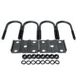5,200–7,000 lb Axles, Fits 3" Round Axle, 9/16"-18 Thread Grade 5 U-Bolt Kit –7” U-Bolts