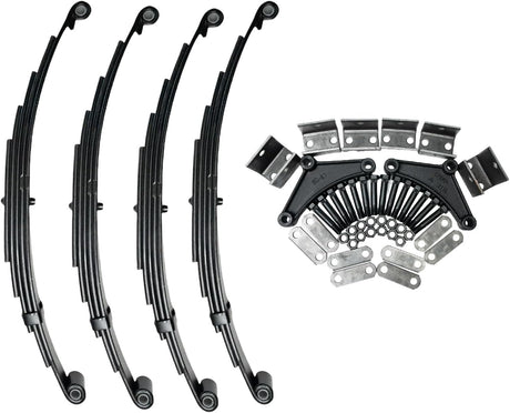 5,200–6,000 lb Axles 25.25" 5-Leaf Double Eye Trailer Springs Kits