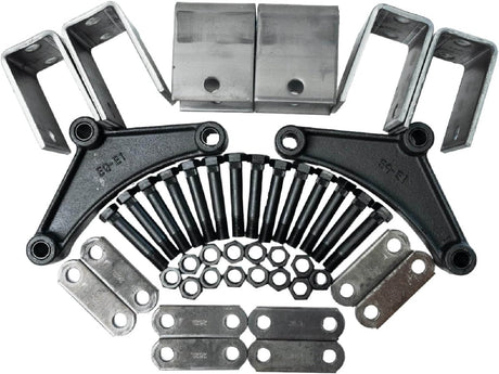 3,500–7,000 lb Axles Tandem Axle Trailer Suspension Kit – Universal Double Eye Leaf Spring Hanger