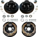 7K Trailer Axles,12"x2" Self-Adjusting Electric Brake Kit, for 7K Trailer Axles, Replaces Dexter, Fits 5-Bolt Flange, 15–17.5" Wheels-Trailer Supplies