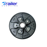 3,500 lb Axles 10" x 2-1/4" Brake Drum & Hub Kit –5 on 4.5" Bolt Pattern, with Bearings & Seals-Trailer Supplies