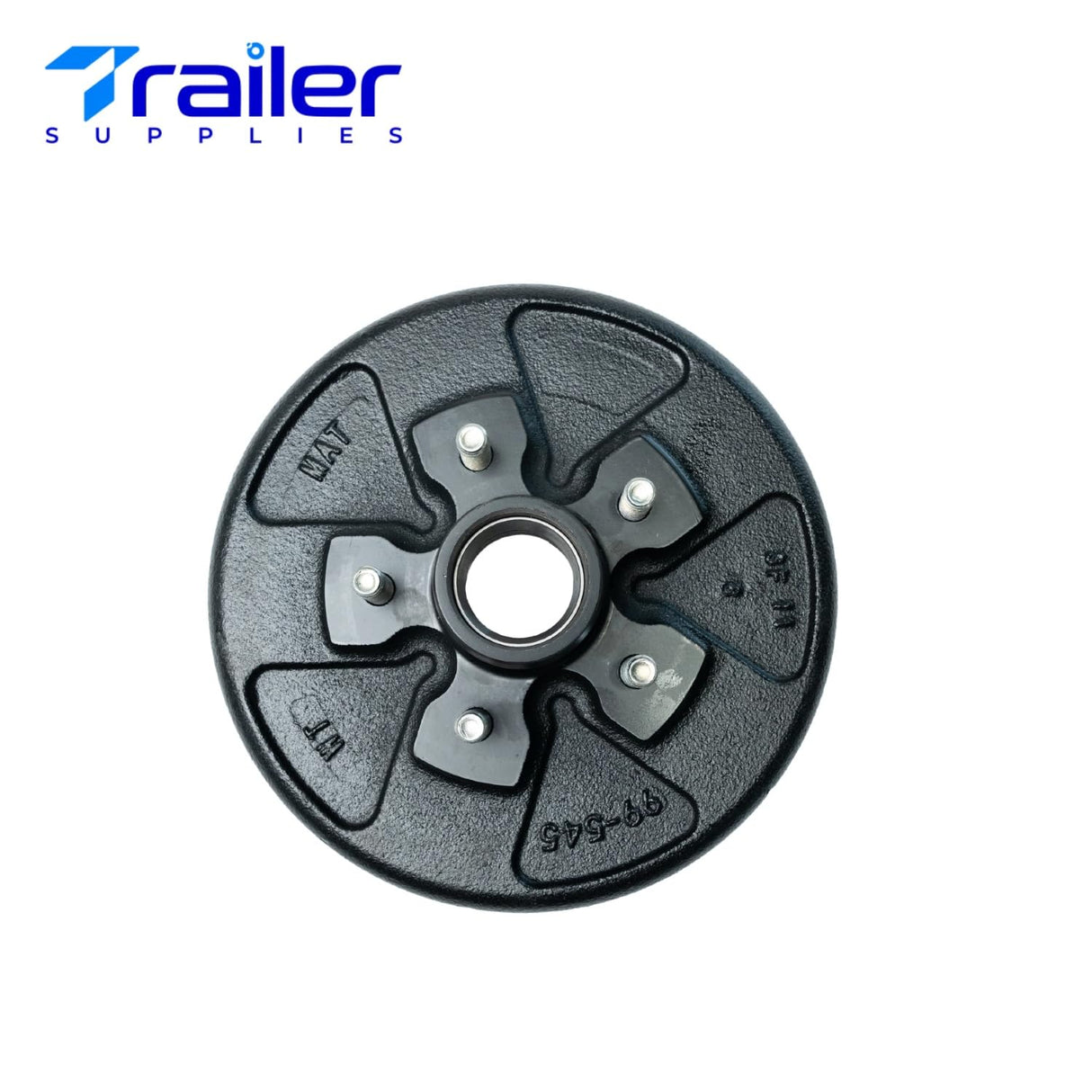 3,500 lb Axles 10" x 2-1/4" Brake Drum & Hub Kit – 5 on 4.5" Bolt Pattern