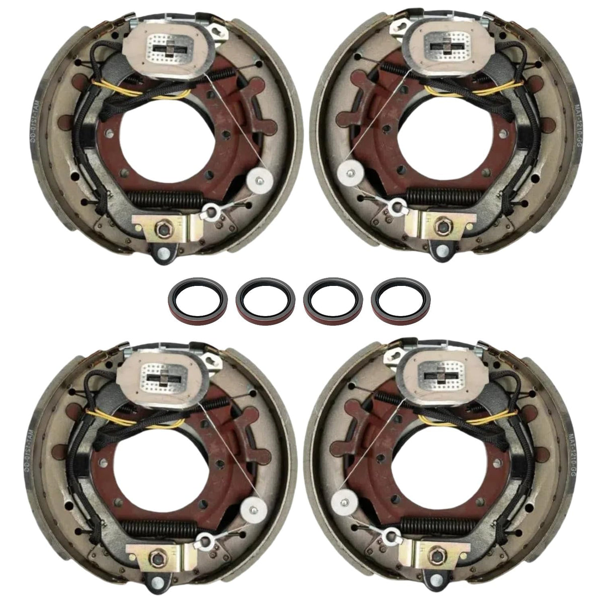12.25"x3.375" Electric Brake Kit,Self-Adjusting, Fits 9K–10K Axles