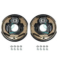 3,500 lb Axles 10" x 2-1/4" Manual Electric Trailer Brake Assembly,4-Bolt Mount