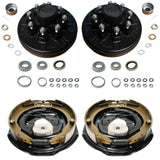 7,000 lb Axles – 12"x2" Manual Electric Brake & Drum Kit for 7,000 lb Axles – 8 on 6.5", 9/16" Studs, Manual-Adjust Brake Assemblies