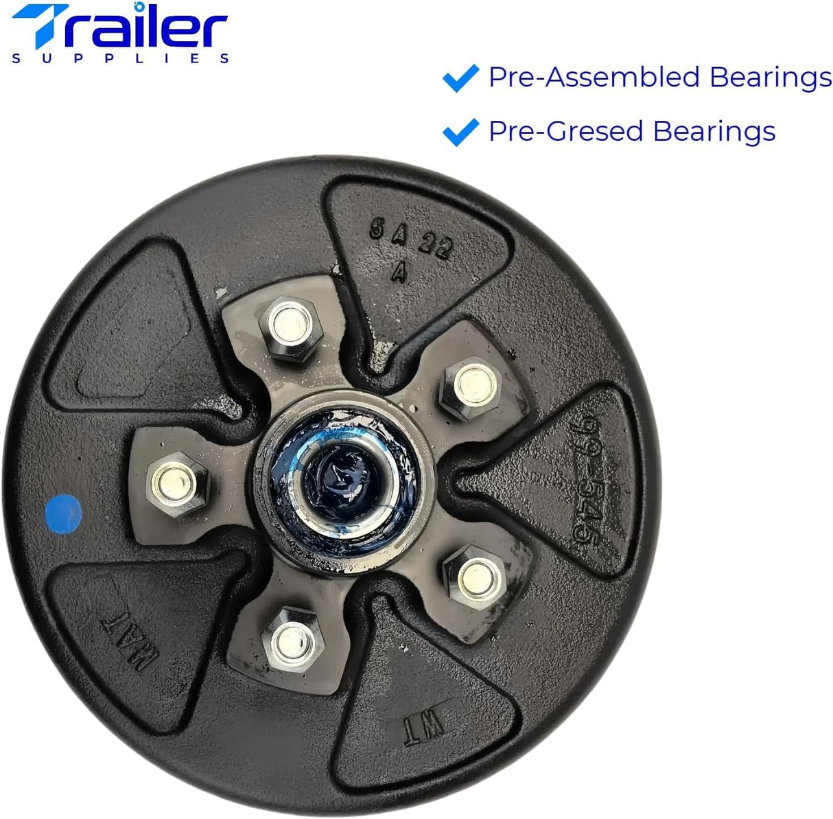 3,500 lb Axles 10" x 2-1/4" Manual Electric Trailer Brake Assembly,4-Bolt Mount
