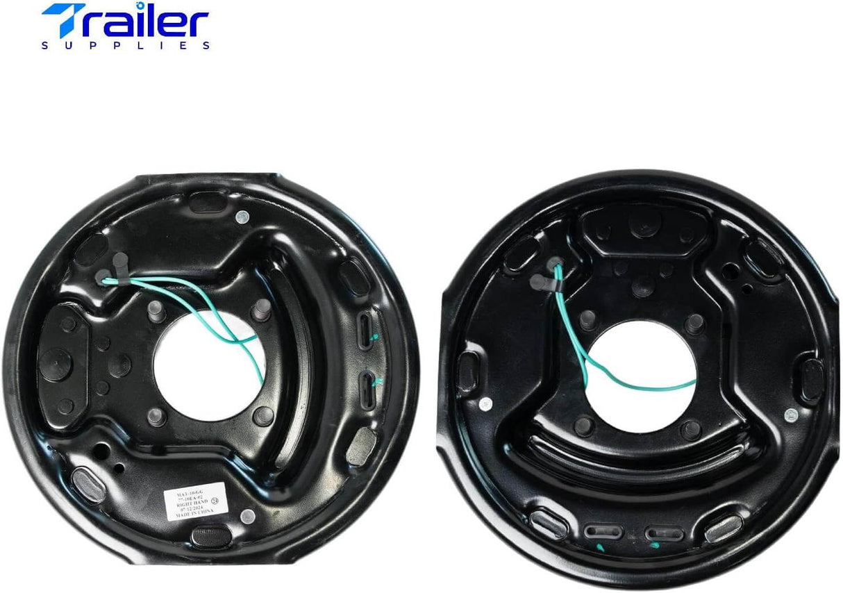 3,500 lb Axles,10"x2-1/4" Self-Adjusting Electric Brake Assemblies,4-Bolt Mount