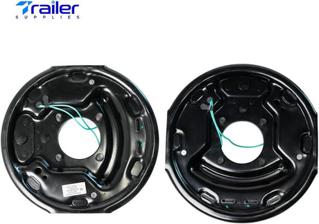 3,500 lb Axles,10"x2-1/4" Self-Adjusting Electric Brake Assemblies,4-Bolt Mount