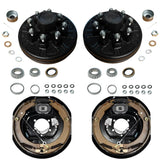 7,000 lb Axles – 12"x2" Manual Electric Brake & Drum Kit for 7,000 lb Axles – 8 on 6.5", 9/16" Studs, Manual-Adjust Brake Assemblies
