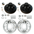 7,000 lb Axles 12"x2" Hydraulic Brake and Drum Kit for 8 on 6.5" Pre-Greased Drums-Trailer Supplies