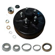 3,500 lb Axles 10" x 2-1/4" Brake Drum & Hub Kit –5 on 4.5" Bolt Pattern, with Bearings & Seals-Trailer Supplies