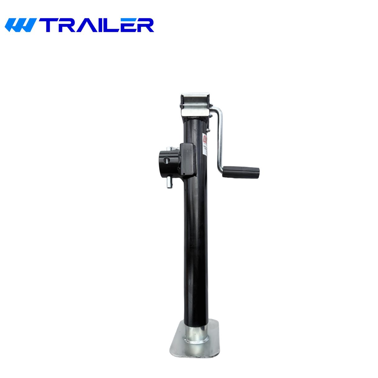RAM 3,000 lb Support / 2,000 lb Lift Pipe Mount Swivel Trailer Jack with Side Wind Handle (TJP-2002S-B)