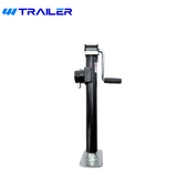 RAM 3,000 lb Support / 2,000 lb Lift Pipe Mount Swivel Trailer Jack with Side Wind Handle (TJP-2002S-B)