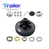 DEXTER Pre-Greased Trailer Hub and Drum Assembly Kit - 6 on 5.5" Bolt Pattern for 6K Axles (Model: K08-201-2G)