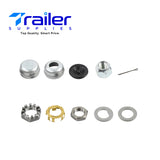 DEXTER Pre-Greased Trailer Hub and Drum Assembly Kit - 6 on 5.5" Bolt Pattern for 6K Axles (Model: K08-201-2G)