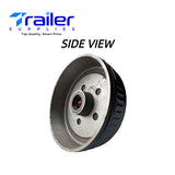 DEXTER Pre-Greased Trailer Hub and Drum Assembly Kit - 5 on 5" Bolt Pattern for 3.5K Axles, 1/2"Studs,#84 Spindle, 1.718" Seal,(Model: K08-249-1G)