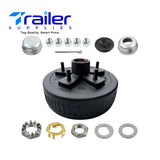 DEXTER Pre-Greased Trailer Hub and Drum Assembly Kit - 5 on 5.5" Bolt Pattern for 3.5K Axles,#84 Spindle,  1/2" Studs, 1.719" Seal(Model: K08-249-2G)