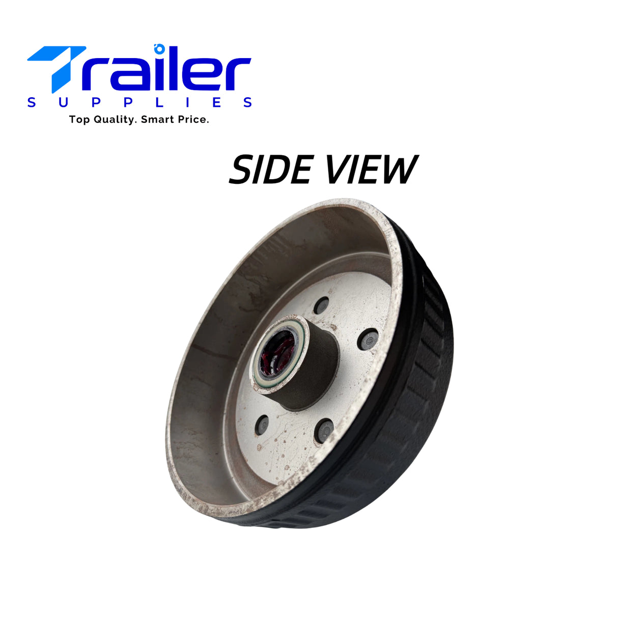 DEXTER Pre-Greased Trailer Hub and Drum Assembly Kit - 5 on 5.5" Bolt Pattern for 3.5K Axles,#84 Spindle,  1/2" Studs, 1.719" Seal(Model: K08-249-2G)