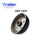 DEXTER Pre-Greased Trailer Hub and Drum Assembly Kit - 5 on 5.5" Bolt Pattern for 3.5K Axles,#84 Spindle,  1/2" Studs, 1.719" Seal(Model: K08-249-2G)