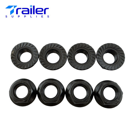 3,500 lb Trailer Axle U-Bolt Kit – Fits 2-3/8" Round Axles – 5.5" x 1/2" U-Bolts with Tie Plates & Hardware